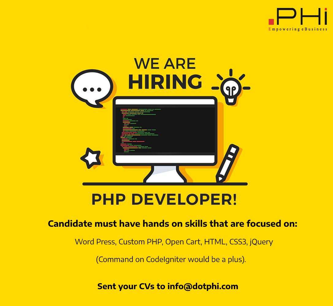 Laravel Developer Required