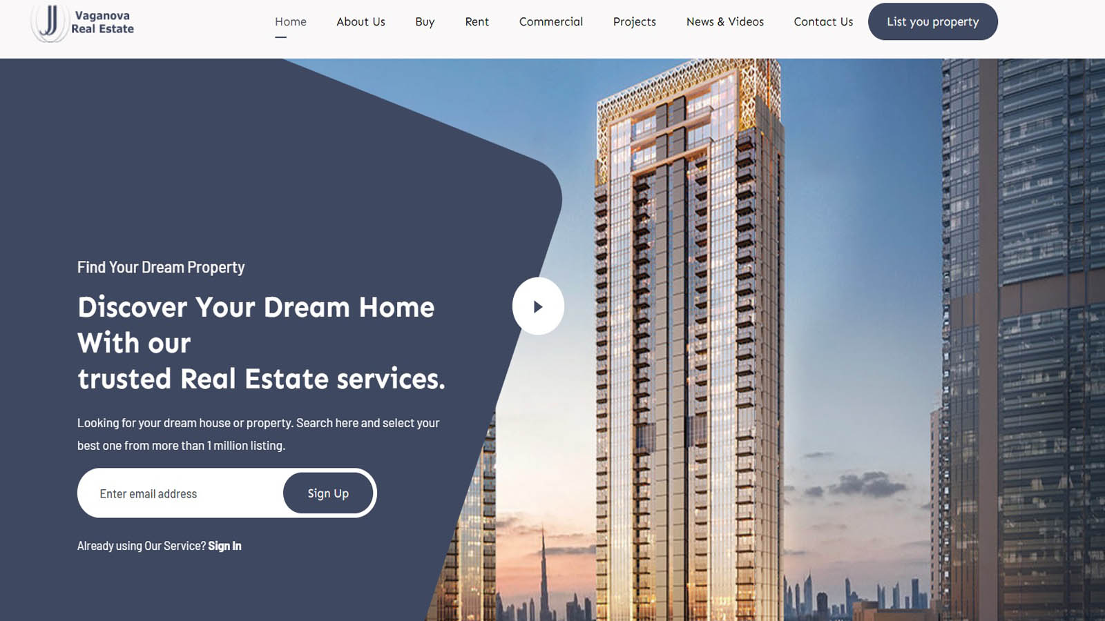 Vaganova Real Estate Portal